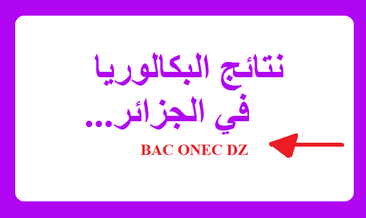 Results Bac نتائج الباك 2019 في الجزائر برقم التسجيل عبر وزارة التربية الوطنية وموقع الديوان الوطني