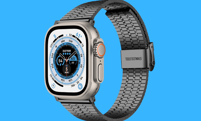 شركة آبل تخطط تزويد ساعة Apple Watch بكاميرا ذو جودة فائقة وميكروفون 1 apple watch ultra 780x470 1