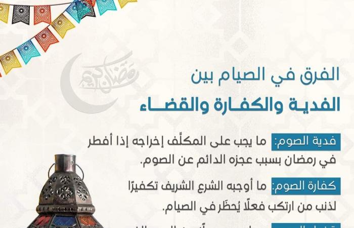 دار الافتاء المصرية تحدد الحالات الواجب عليها إخراج فدية الصيام 1 medium 2023 03 26 d946724a42