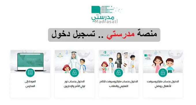 رابط تسجيل الدخول في منصة مدرستي 1445