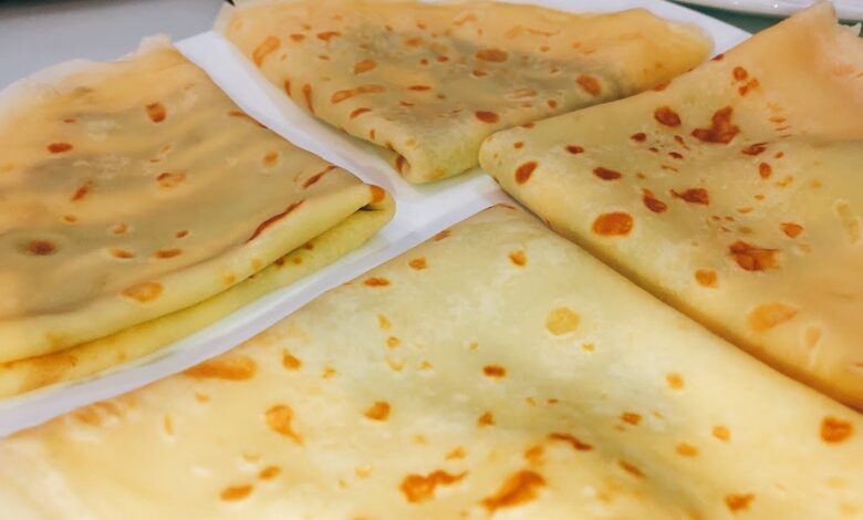 طريقة عمل كريب المحلات في المنزل
