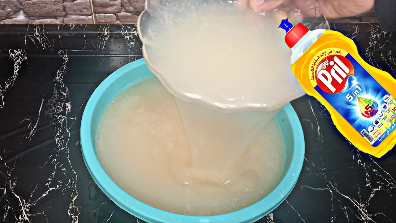 اعملي صابون بريل المواعين بالزيت المستعمل