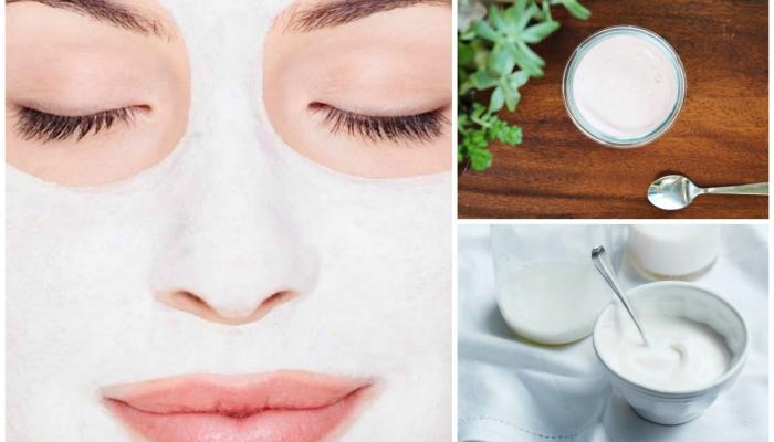 ماسكات الزبادي لتفتيح البشرة