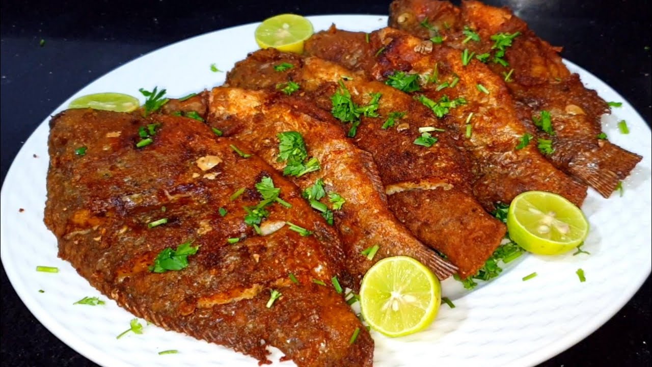 طريقة عمل تتبيله السمك المقلي