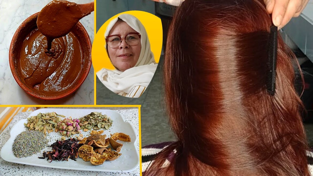 صبغ وتلوين الشعر بمواد طبيعية