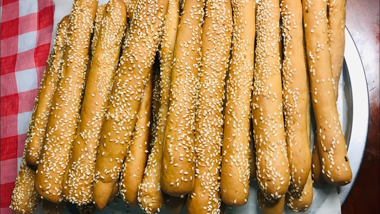 البقسماط المقرمش بالسمسم