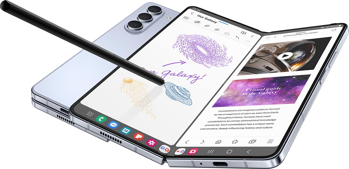 طريقة شراء هاتف Samsung Galaxy Z Fold 5 بالتقسيط من نون السعودية