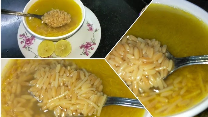 طريقة عمل شوربة لسان العصفور