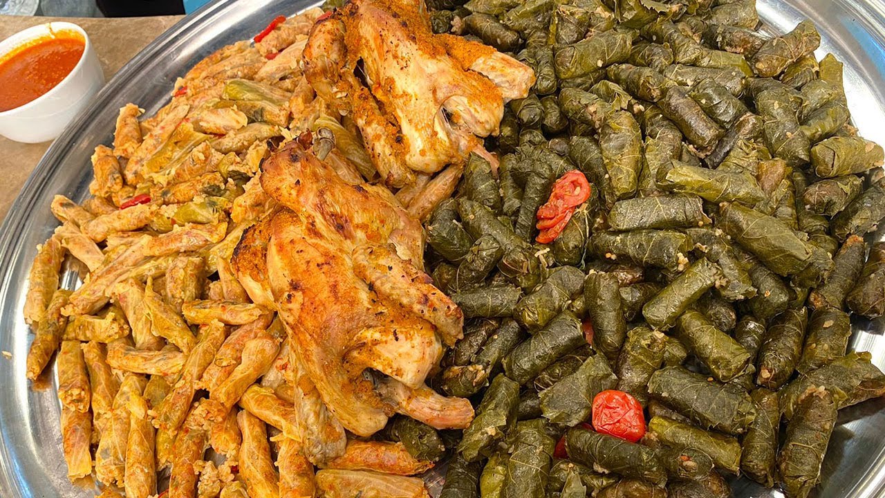 طريقة لف المحشي بالمشبك