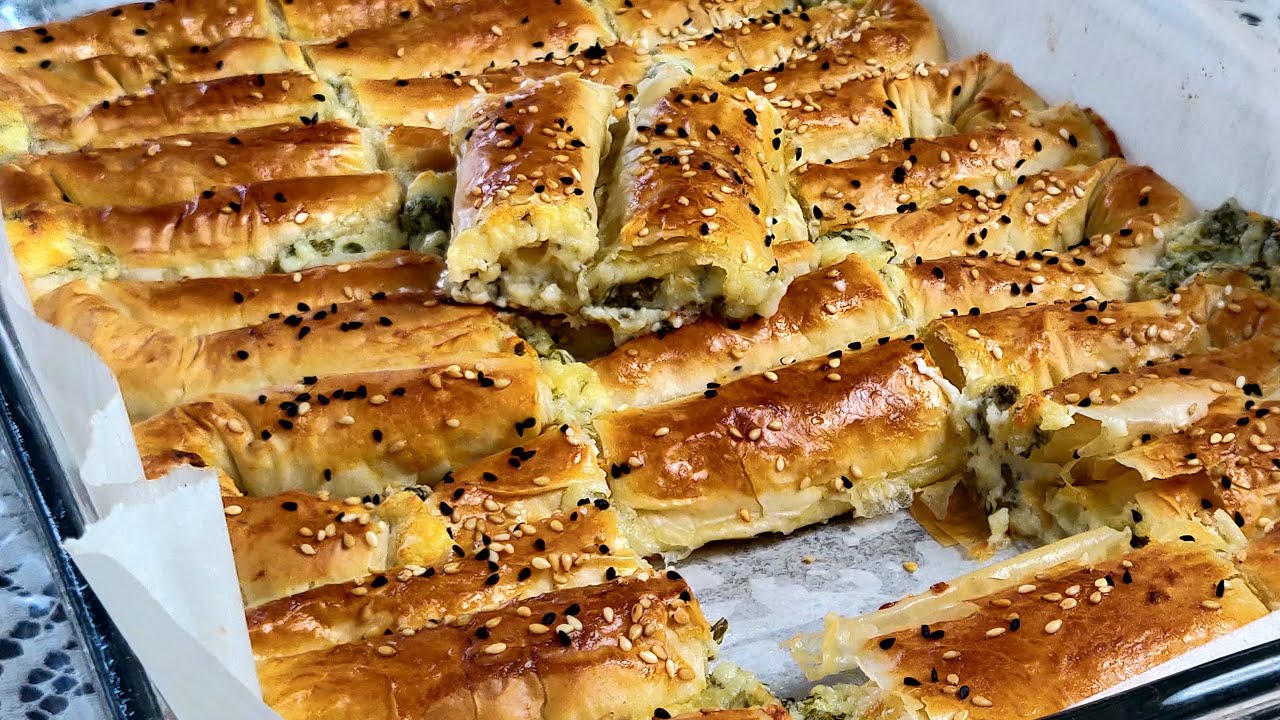 فطائر الجبنة التركية بعجينة الفيلو