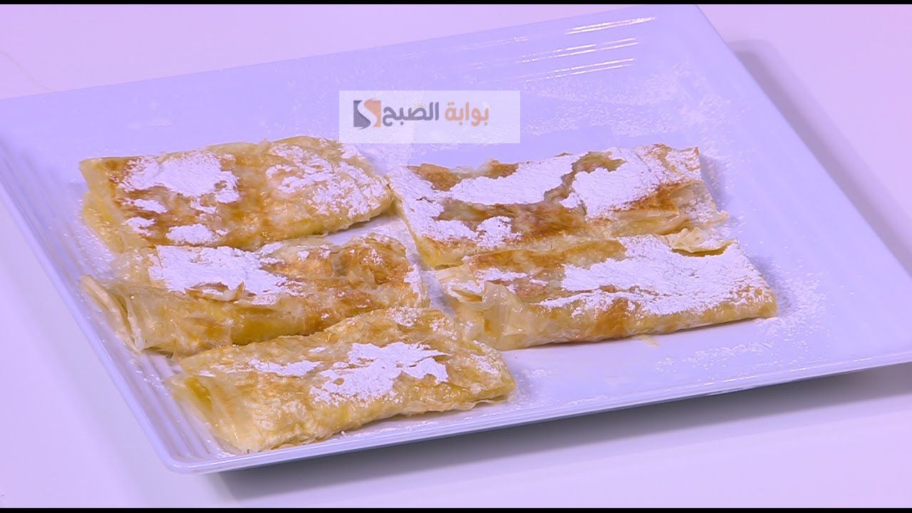 فطيرة الجلاش بالسكر واللبن