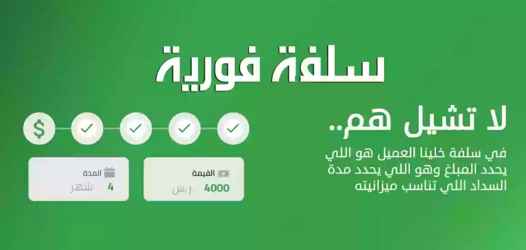 كيفية طلب قرض شخصي بدون تحويل راتب أونلاين 1445 تطبيق سلفة