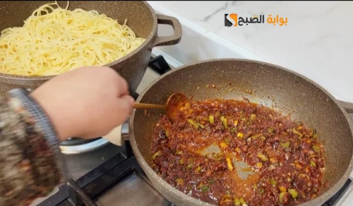 مكرونة بالصلصة
