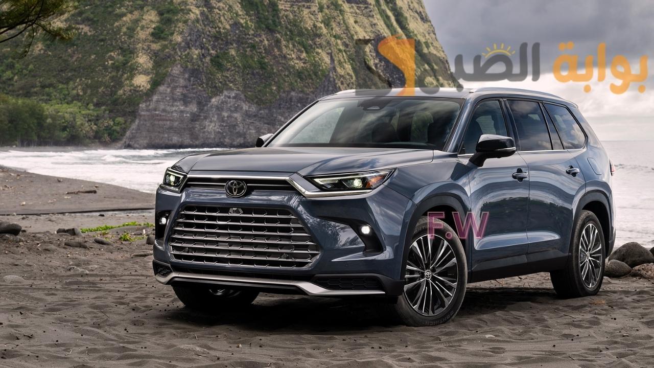"بالصور" فخامة مواصفات تويوتا جراند هايلاندر 2024 الرائعة بأداء محرك جديد وشكل أسطوري سعر Toyota Grand Highlander 2024
