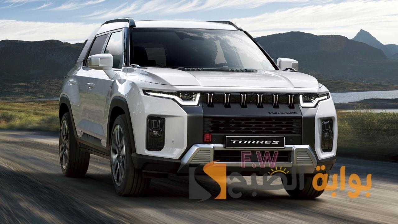 "رسميا بالصور" مواصفات سانج يونج توريس 2024 KG Mobility الجديدة كليا suv متعددة الاستخدامات وسعر SsangYong Torres 2024