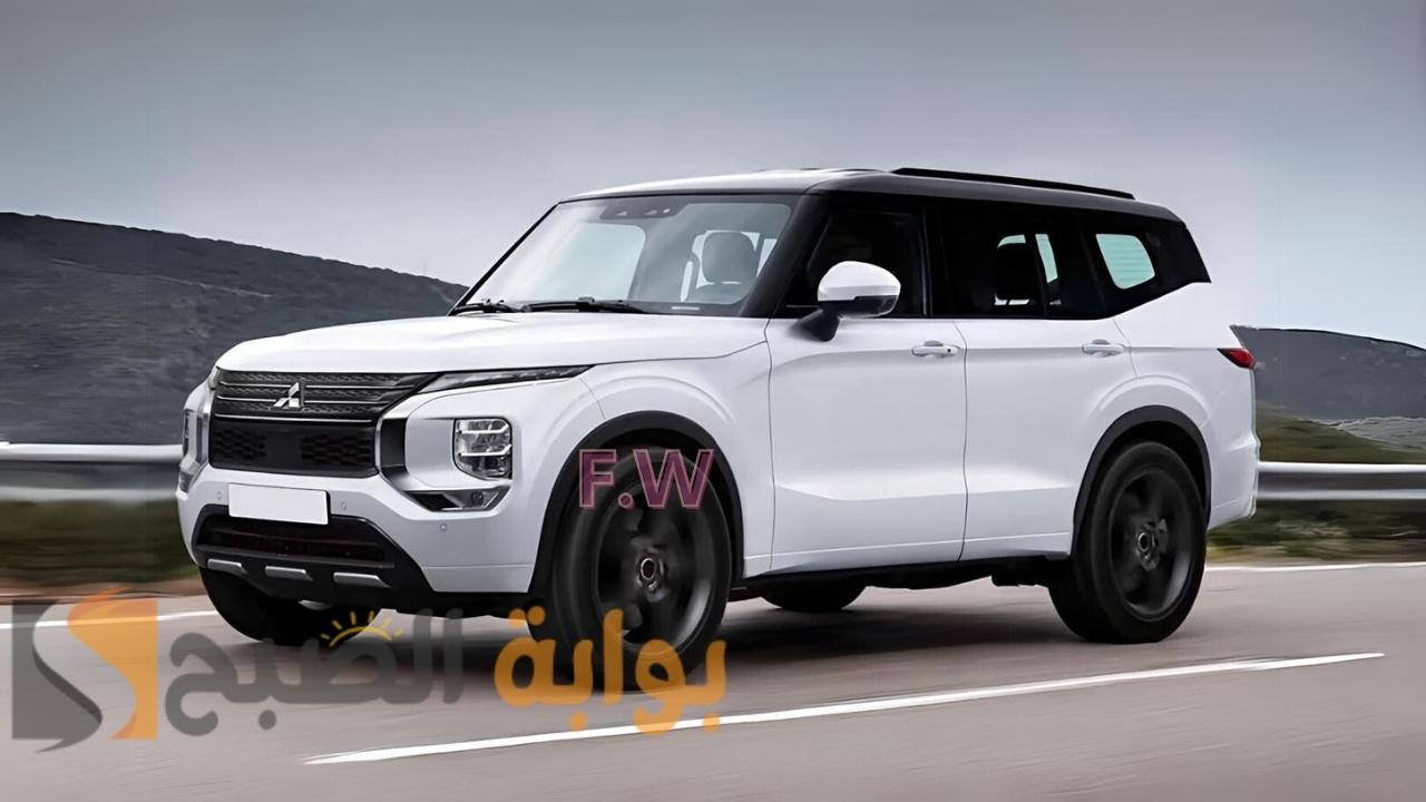 مواصفات ميتسوبيشي باجيرو 2024 الجديدة كليا القوية للطرق الصعبة بمحرك قوي موعد وسعر Mitsubishi Pajero 2024 المتوقع
