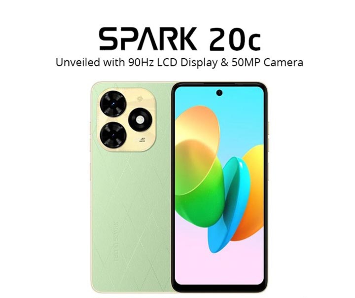 سعر ومواصفات هاتف Tecno Spark 20C - أفضل هاتف اقتصادي حتى الآن