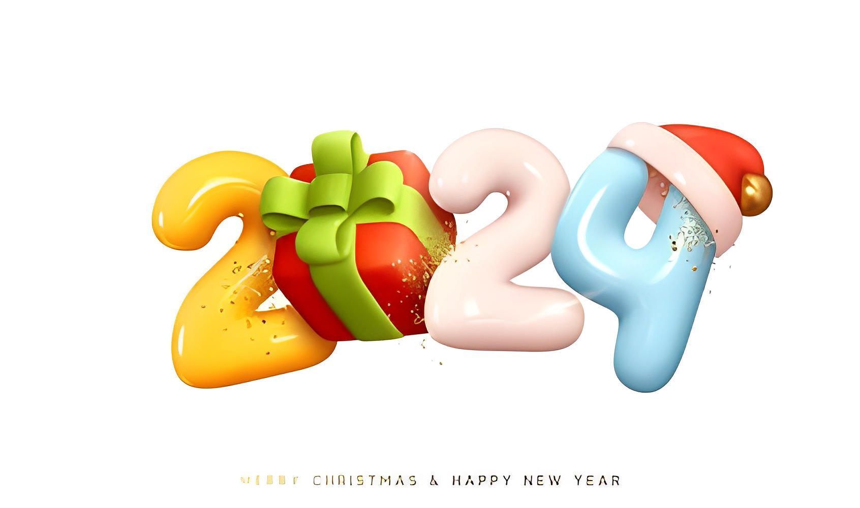 صور تهنئة بالعام الميلادي الجديد 2024