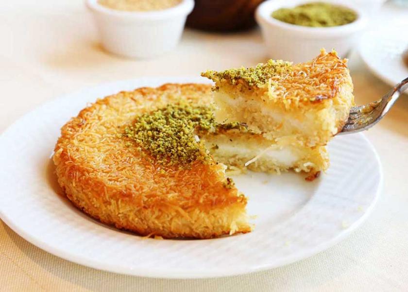 طريقة عمل الكنافة بالقشطة