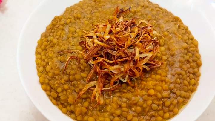 طاجن العدس بجبة