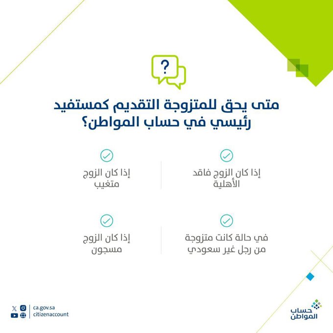 تسجيل الزوجة كمستفيد