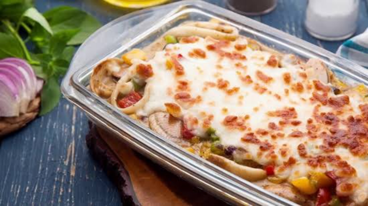 طاجن جمبري بالصوص الابيض