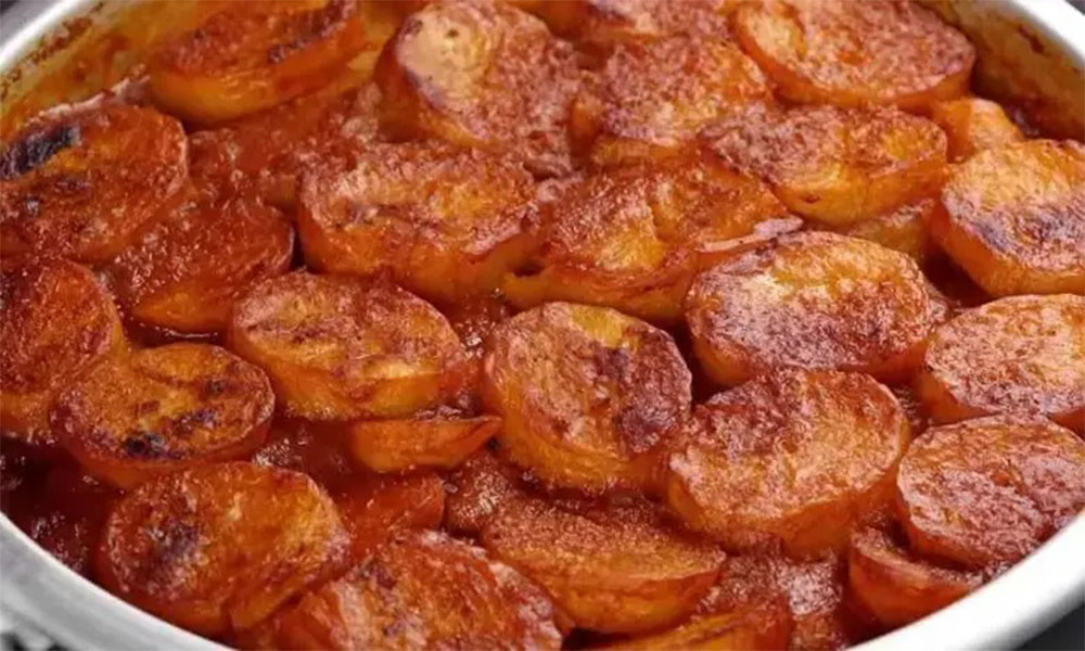 صينية البطاطس بدون فراخ أو لحمة