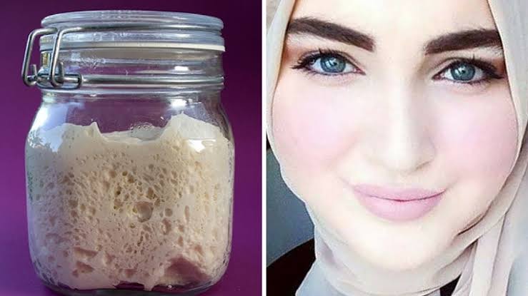 مكونات عمل كنز الزبادي والخميرة في تفتيح و تسمين الوجه