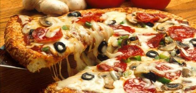 البيتزا السريعة بدون فرن
