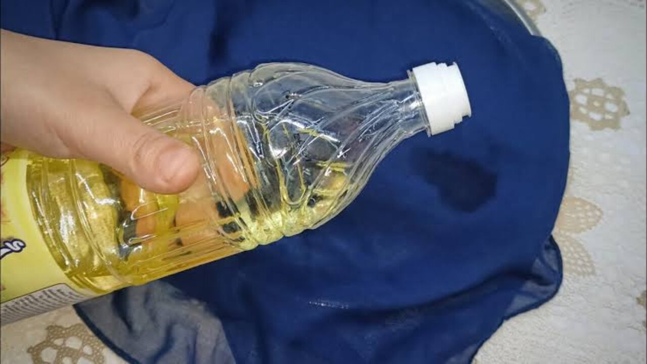 طريقة تنظيف بقع الزيت