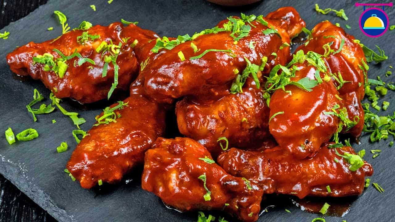 أجنحة الدجاج بصوص الباربيكيو