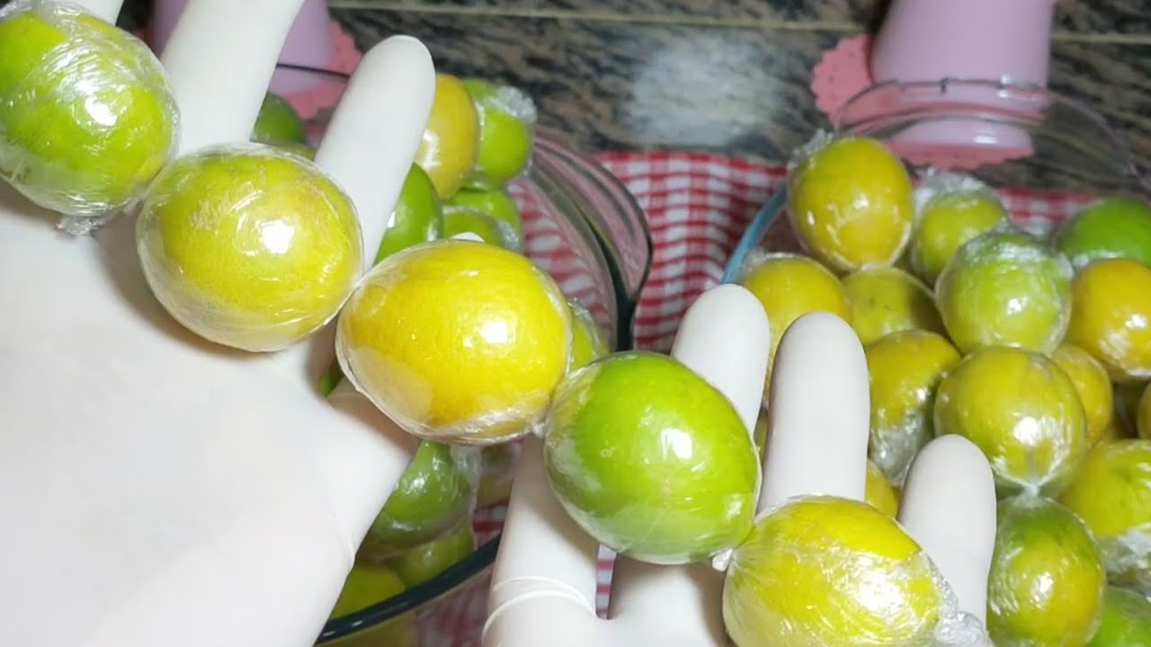 طريقة لتخزين الليمون لأطول فترة