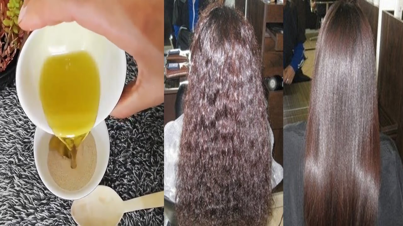 زيت طبيعى لفرد الشعر هيخلي شعرك زي الحرير ومن اول استخدام
