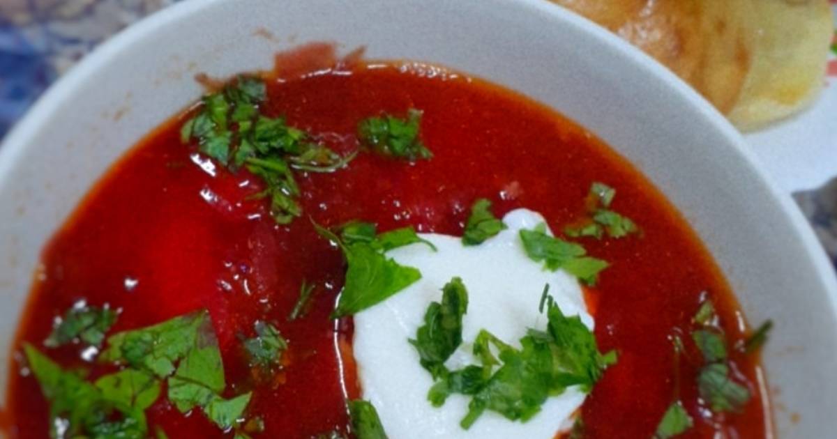 أسهل طريقة لعمل شوربة الورش الروسية بخطوات سهلة