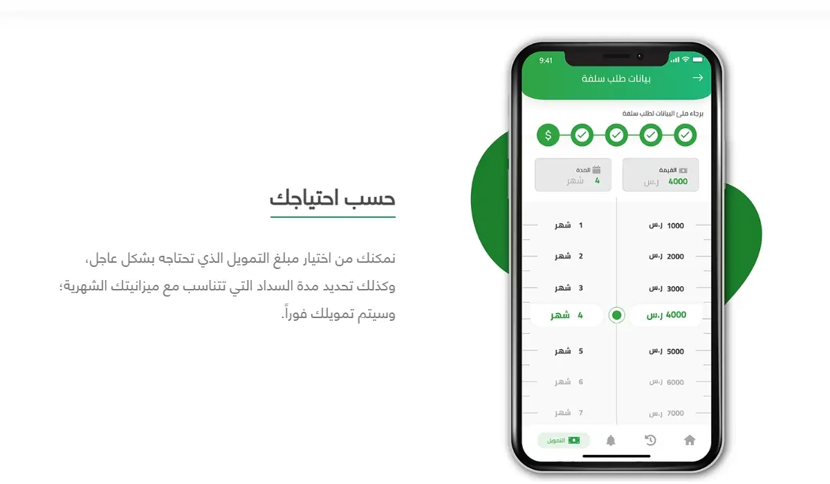 أسرع قرض من سلفة