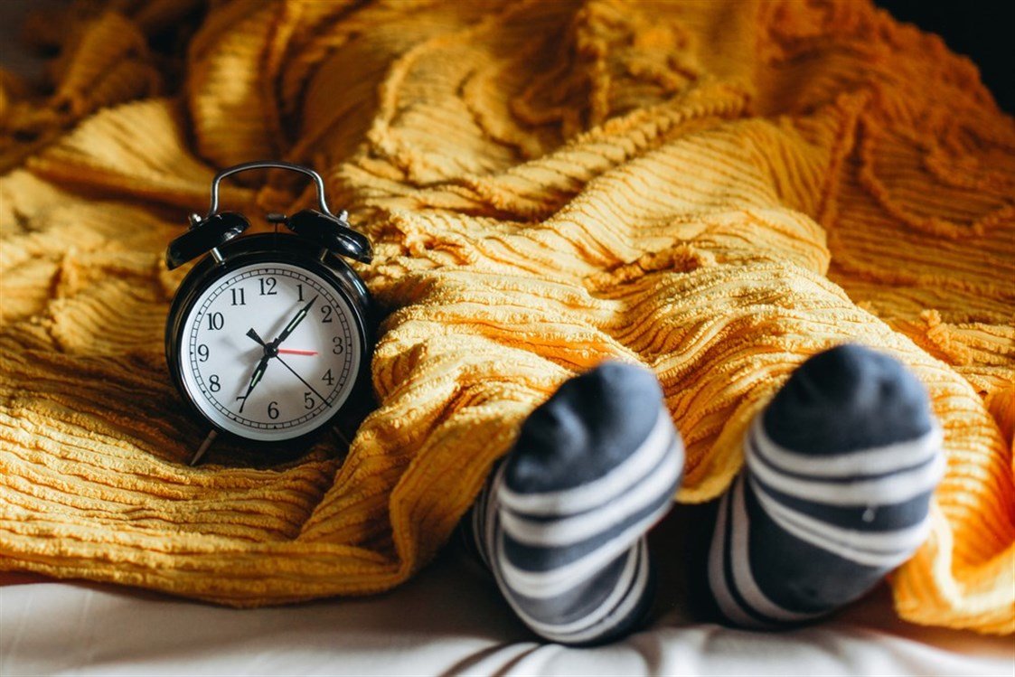 ارتداء الجوارب أثناء النوم