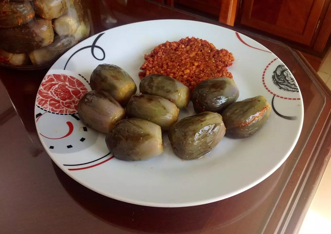 طريقة عمل المكدوس السوري