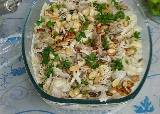 الصورة الرئيسية لوصفةفتة الدجاج من سوريه