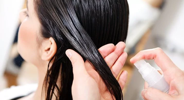 بخاخ طبيعي لتكثيف الشعر ومنع تساقطه