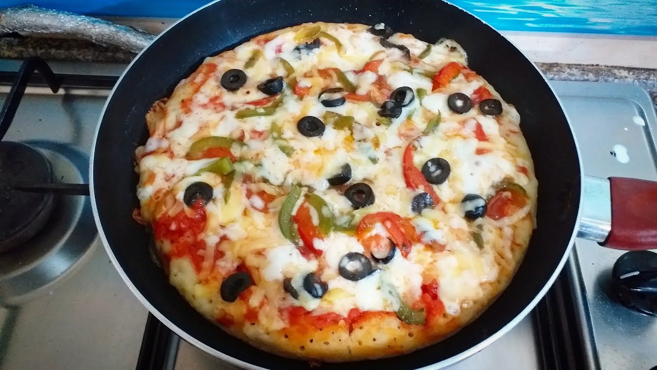 بيتزا الطاسة السائلة