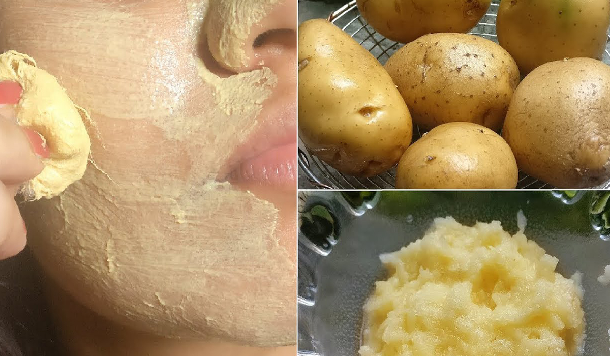 تبييض المناطق الحساسة بالبطاطس