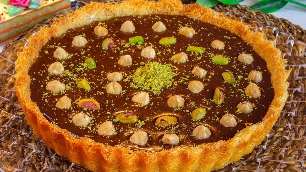 خطوات عمل الكنافة بالنوتيلا بمكونات إقتصادية