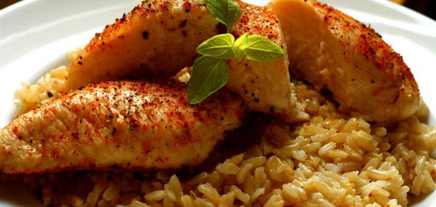 طريقة عمل الأرز بصدور الدجاج