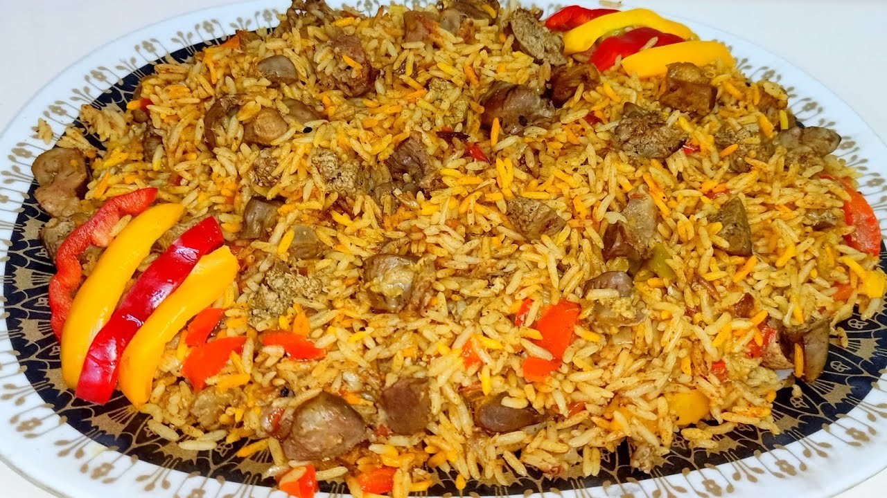 طريقة عمل الأرز بكبدة الفراخ