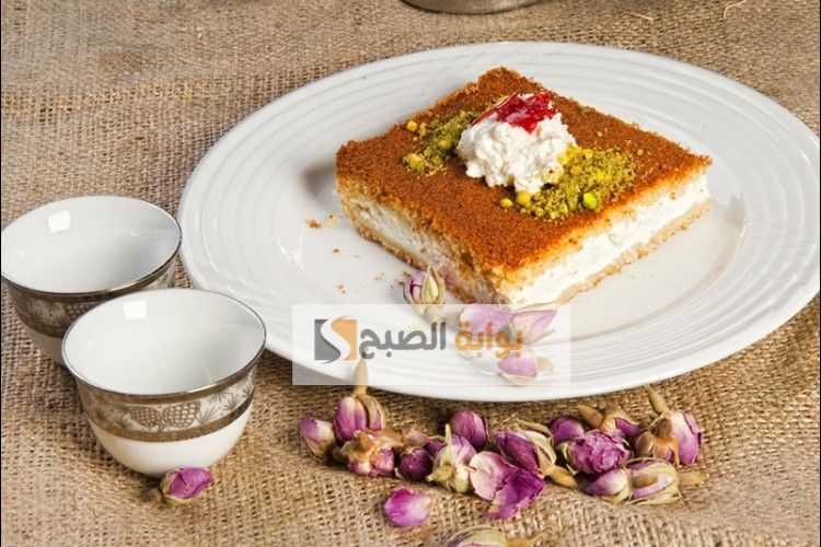 طريقة عمل البسبوسة بالقشطة والحليب
