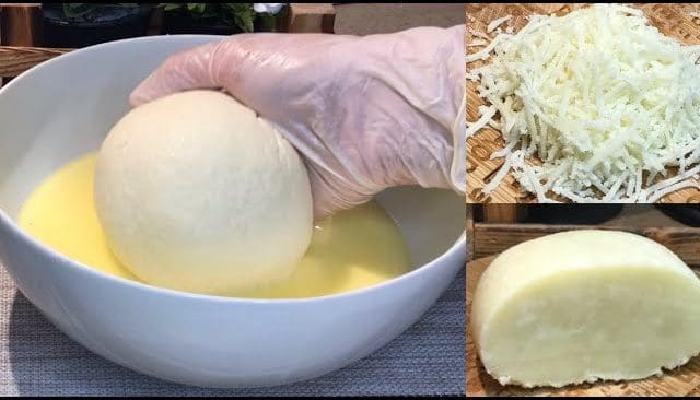 طريقة عمل الجبنة الموتزاريلا