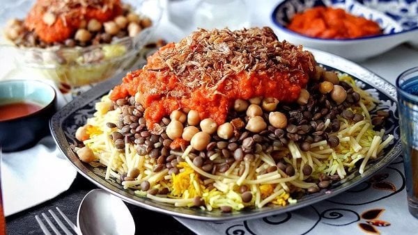 طريقة عمل الكشري المصري