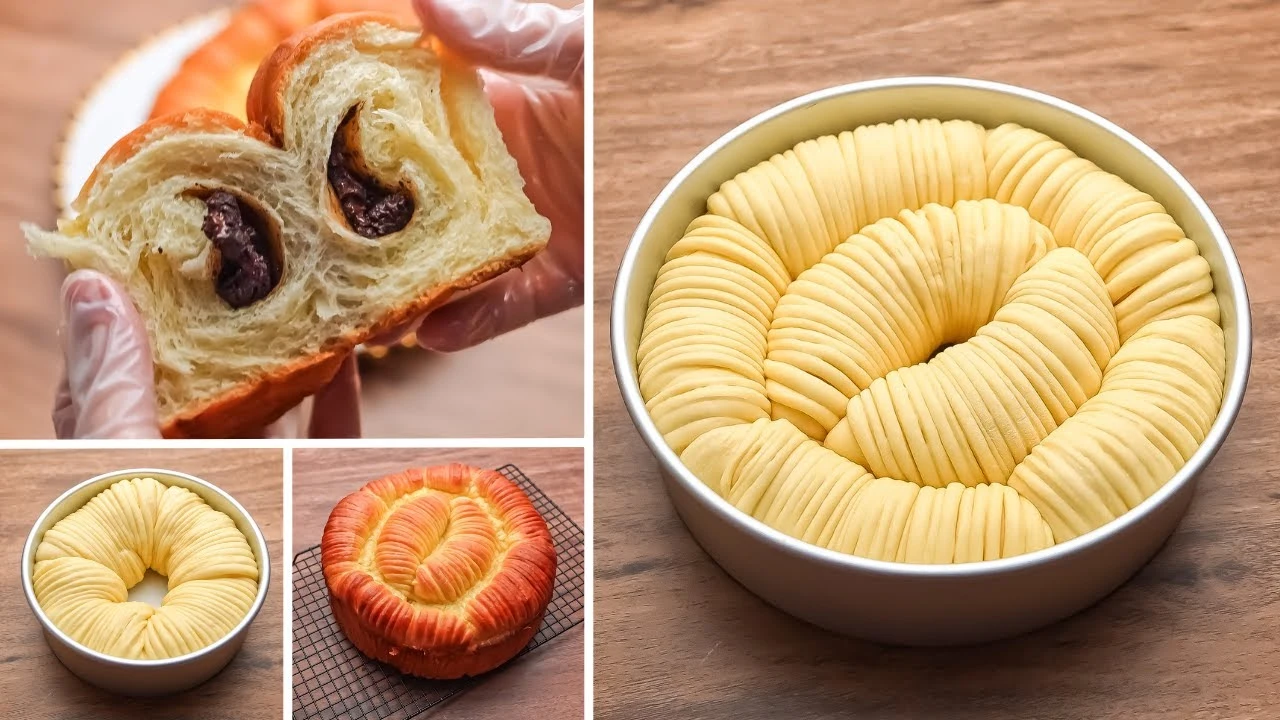 طريقة عمل بريوش لفة الصوف