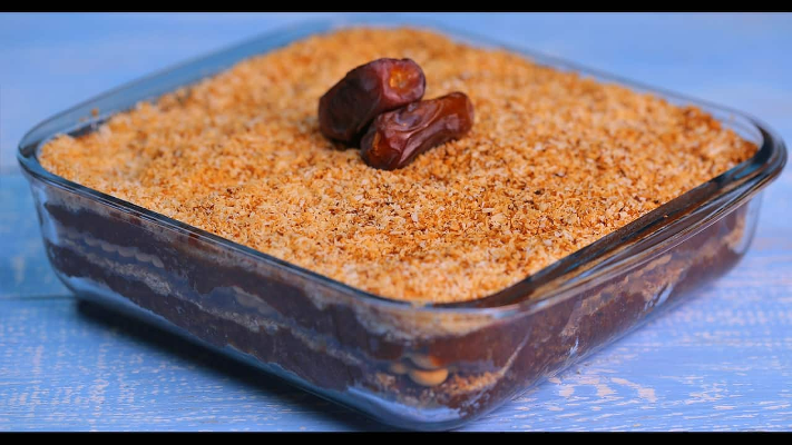 طريقة عمل حلى التمر البارد