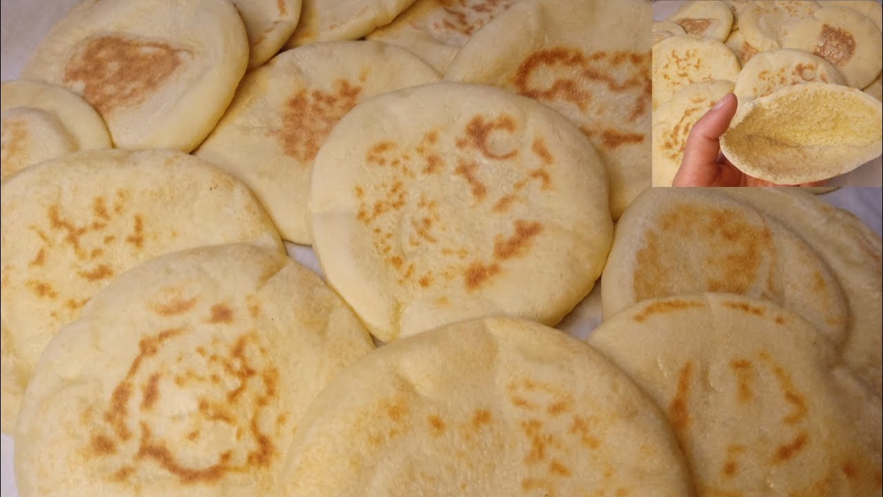 طريقة عمل خبز الطاسة 1